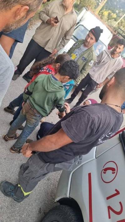 Images - Three Lost Children Found in Wadi Fdar in Jbeil