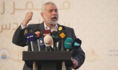 Israeli Army Bombs Ismail Haniyeh's House in Gaza