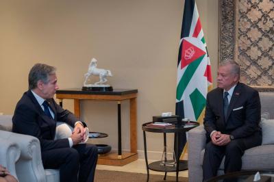 Jordan's Monarch Warns Against Any Attempts to Displace Palestinians