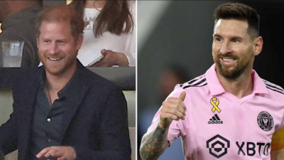 Prince Harry Offers Advice to Messi