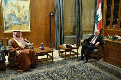 Title: Meetings of Speaker Nabih Berri with Saudi and Egyptian Ambassadors