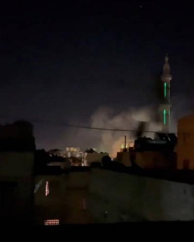 Syrian Foreign Ministry States Israeli Attack on Damascus is a Sign of Internal Division