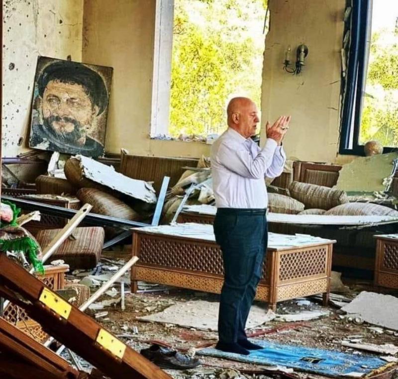 Title: Deputy Inspects Home Destroyed by Israeli Shelling in Southern Lebanon