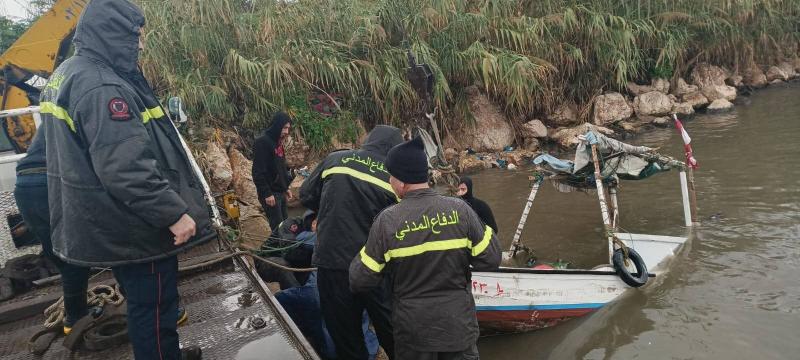 Boat Sinks in Abda Sea