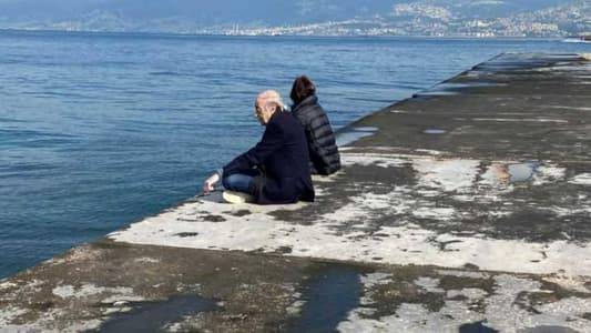 Jumblatt at the Corniche