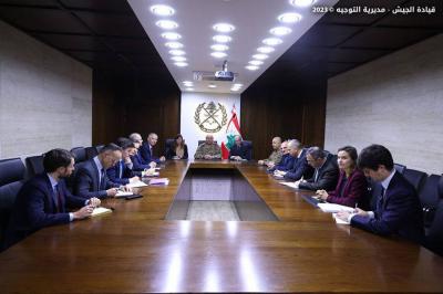 # French Delegation Meets Army Commander and Emphasizes the Importance of the Military Institution