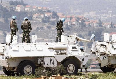 Title: Farmers in Kfar Shouba Facing Israeli Tanks for the Second Day, "UNIFIL" Comments