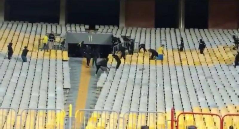 Title: Video: Clashes Between Fans of Al-Masry and Ismaily