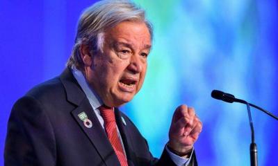 Guterres: The Number of Civilian Casualties in Gaza is "Shocking and Unacceptable"