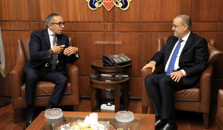 Regional Challenges Discussed by General Beissri with Egyptian Ambassador