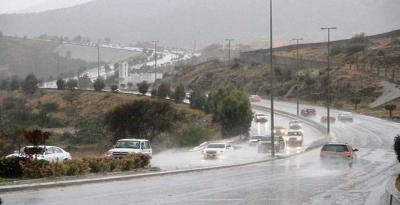 Heavy Rainfall in the Al-Baha Region of Southwestern Saudi Arabia