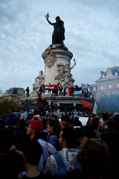 Thousands Protest in France in Support of Gaza Despite Ban