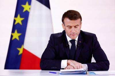 Macron: We Did Not Participate in US-led Strikes on Houthis