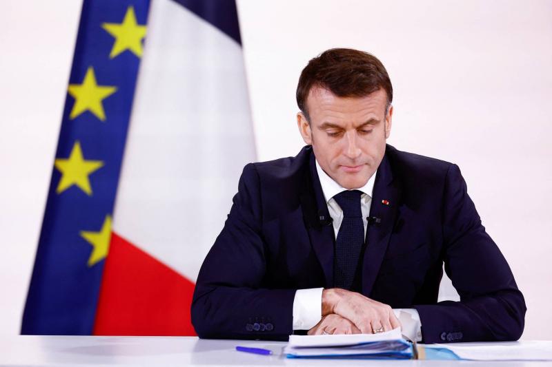Macron: We Did Not Participate in US-led Strikes on Houthis