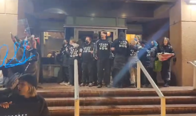 Clashes Between Gaza Supporters and Police in Washington
