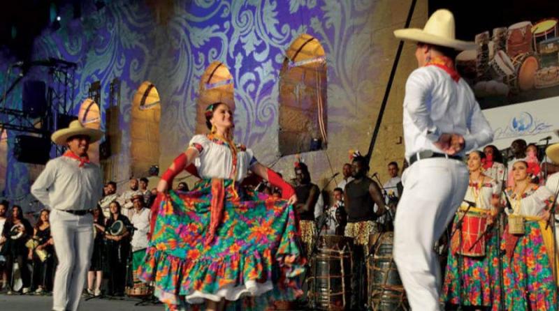 Launch of the International Drums Festival from the Northern Cairo Wall Theatre