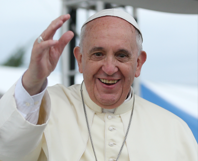 Pope Francis Leaves Hospital and Says "I'm Still Alive"