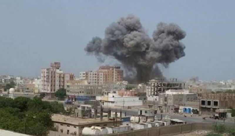 Title: US-British Airstrikes on Al-Jabana Area in Hodeidah