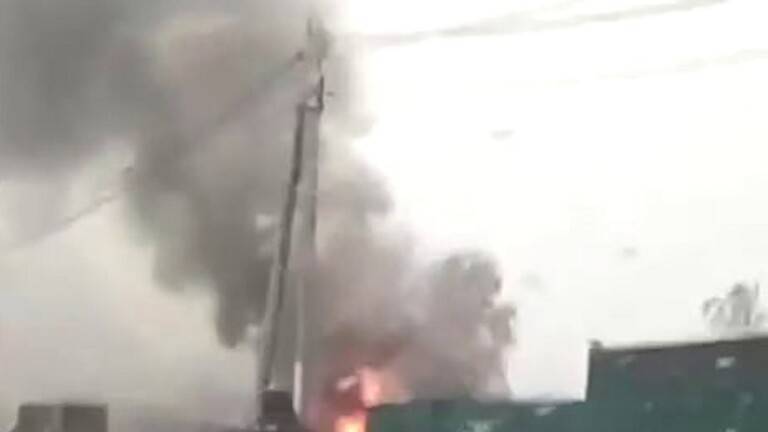 Fire Injures Two at Fuel Station North of Moscow
