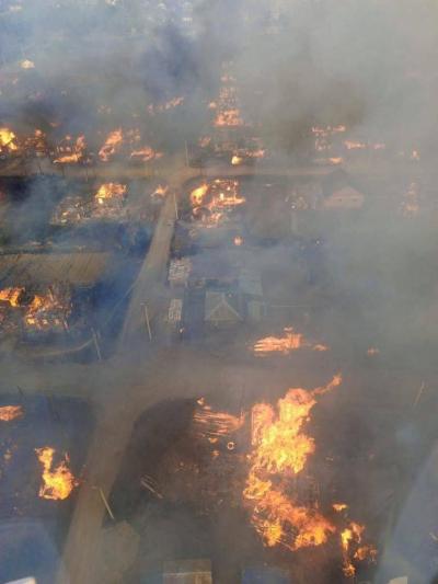 Massive Fires in Russia... Destruction of 180 Buildings