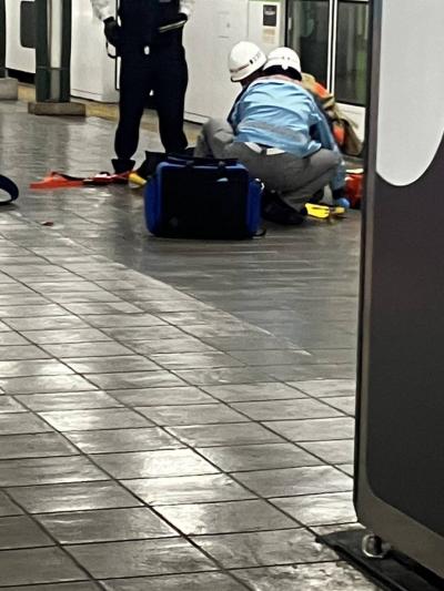 Stabbing of 4 People on Train in Tokyo (Video)