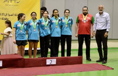 Lebanese Women Qualify for the Second Round of the West Asian Table Tennis Championship