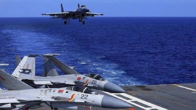 Chinese Warplanes Cross the Median Line in Taiwan Strait