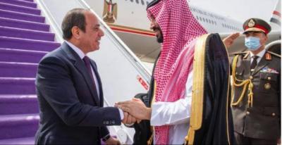 الرئيس المصري يصل الرياض.. والأمير محمد بن سلمان في مقدمة مستقبليه