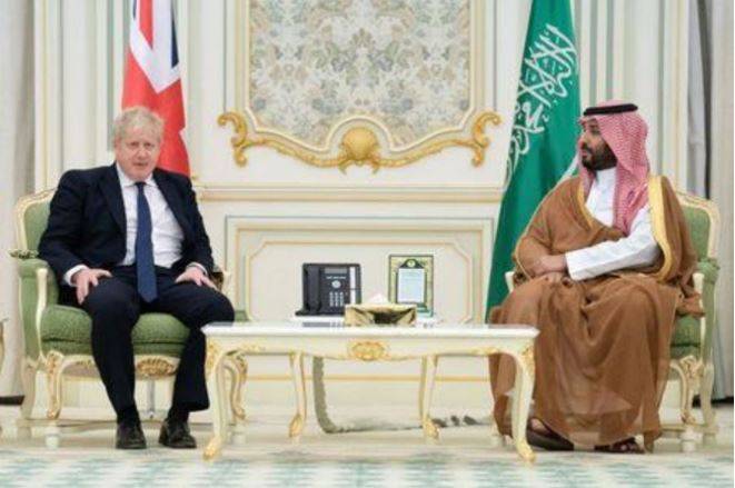 بريطانيا: جونسون اتفق مع ولي عهد السعودية على التعاون من أجل استقرار سوق الطاقة