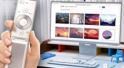 شاشة من سامسونغ تحول الكمبيوتر الشخصي إلى تلفزيون ذكي
