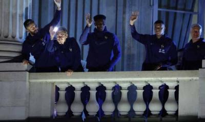 Grand Welcome for the French National Team in Paris
