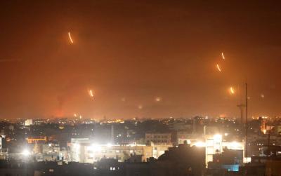 Rocket Launches from Gaza towards "Karmit" Settlement (Video)