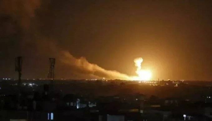US-British Attack on Al-Jah Area South of Al-Hudaydah