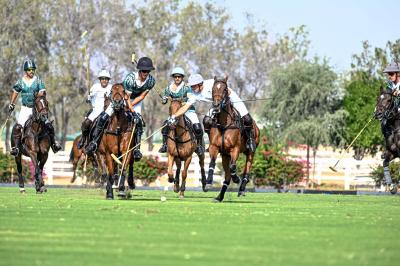 Abu Dhabi and Ghantout Compete for the "UAE International" Polo Cup