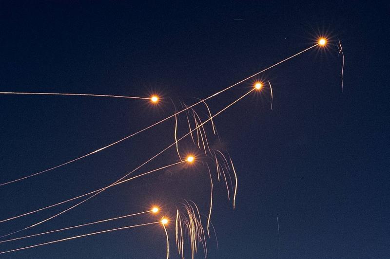 Title: Video of Rocket Barrage Targeting Shlomi Settlement Near Lebanon Border