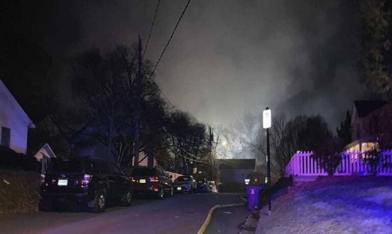 Huge Explosion Destroys House in Washington