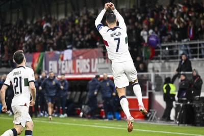 Ronaldo Scores in Portugal's 2-0 Victory Over Liechtenstein