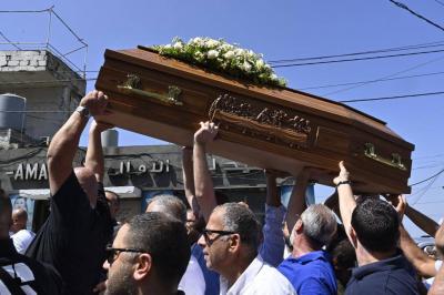 Khaldeh Bids Farewell to Fadi Bujani at the Town Corner... and Bishop Abdelsatar Calls for Restraint