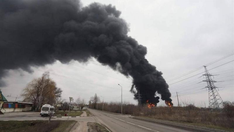 Explosion of Oil Pipeline in Western Ukraine