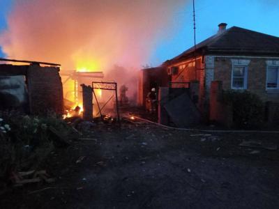Fire in Oil Depot in Russian Region