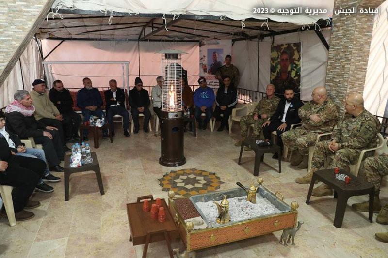 Army Commander Offers Condolences for Martyr Sergeant Abdul Karim Al-Muqdad in Shumsar