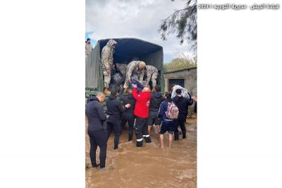 Relief Efforts for Citizens Due to Rising Water Levels in the Great River