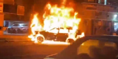 Shouts from the Location of the Airstrike on the Vehicle in Baghdad (Video)