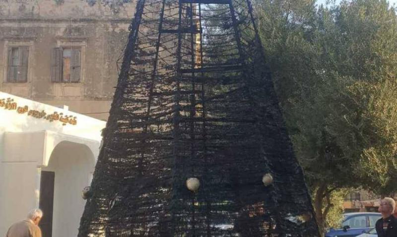 Burning of the Christmas Tree in Tripoli in Less Than a Week