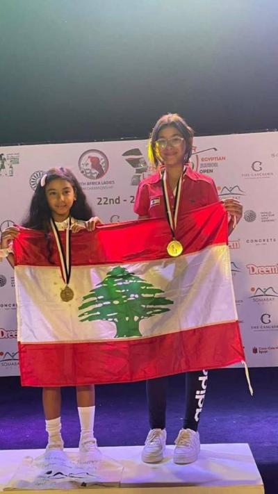 Two Gold Medals for Lebanon at the International Championship in Egypt for Juniors and Ladies in Golf