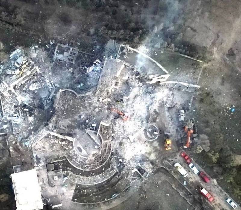 Aerial Image Shows Extent of Destruction in Erbil Following Iranian Missile Attack
