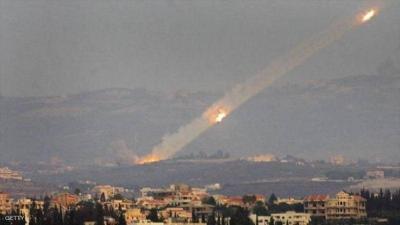 Moment of a Heavy Rocket Falling from Lebanon on an Israeli Target (Video)