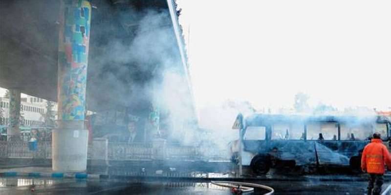 Attack on Military Bus South of Palmyra: 8 Dead and 13 Injured