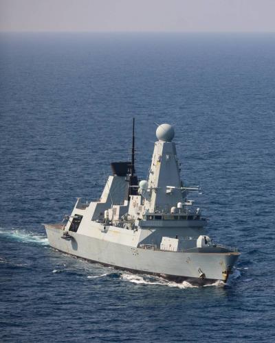HMS Diamond Defends Against Drone Attack in the Red Sea