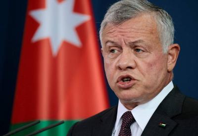 King Abdullah Discusses Gaza Situation with Guterres